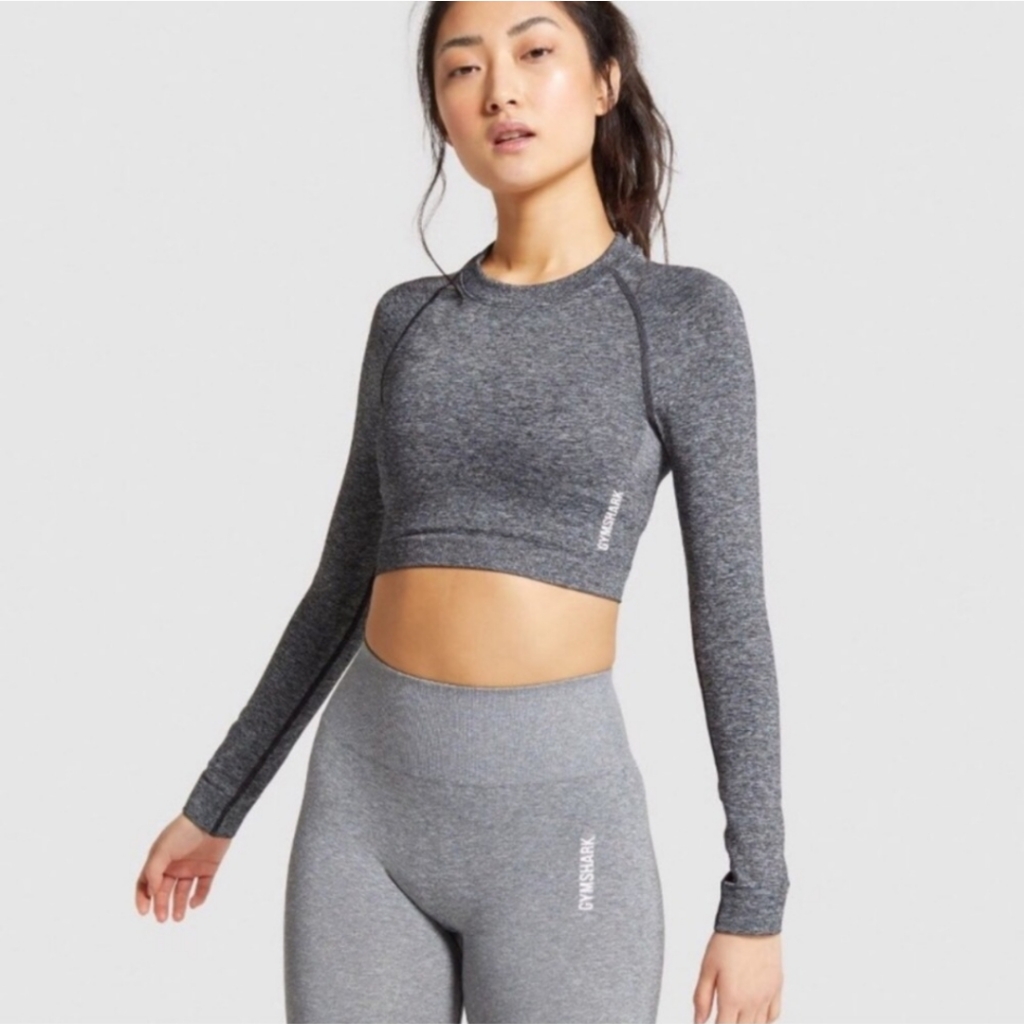 Nwot Gymshark Adapt Marl Seamless Croptop